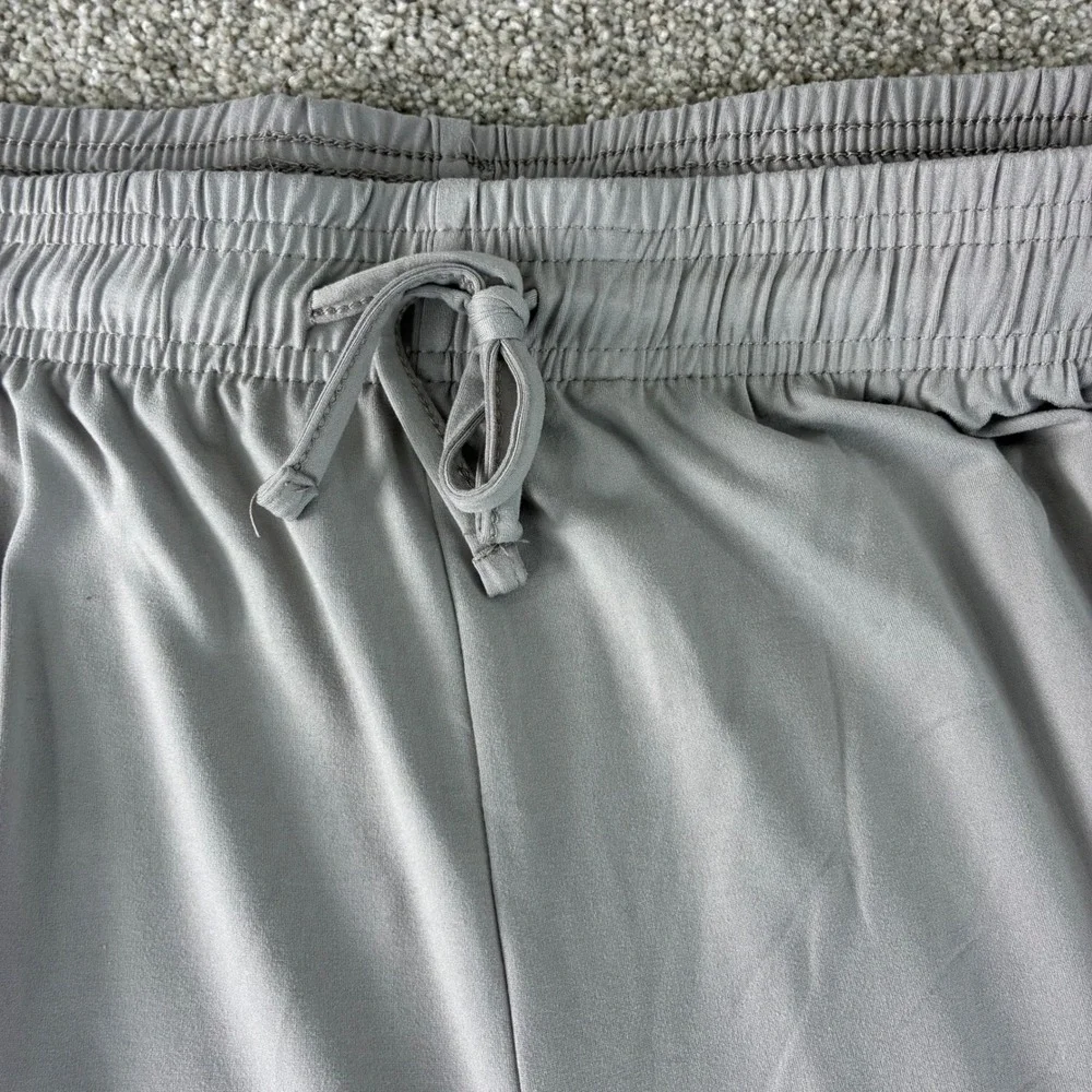 Real‎ Essentials Womens 2XL Wide Leg Cropped Lounge Pants Drawstring Stretch